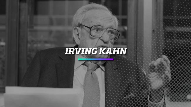 Irving Kahn – Os Melhores Investimentos Irving Kahn - Os Melhores Investimentos