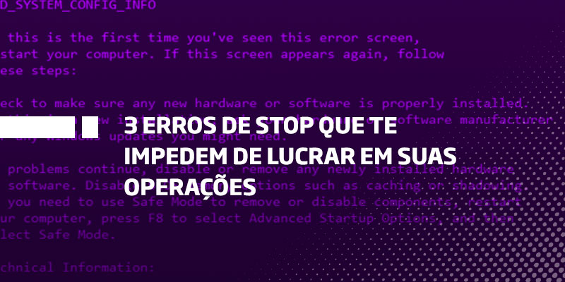 Erros de Stop loss - Os Melhores Investimentos