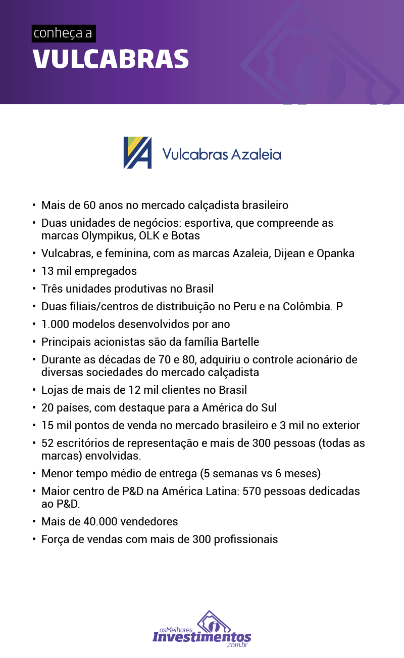 Os Melhores Investimentos - Ações da Vulcabras 