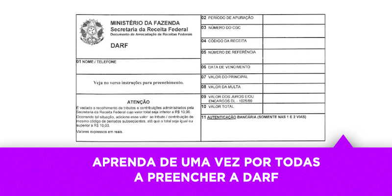 Aprenda de uma vez por todas como preencher a DARF - Os Melhores Investimentos